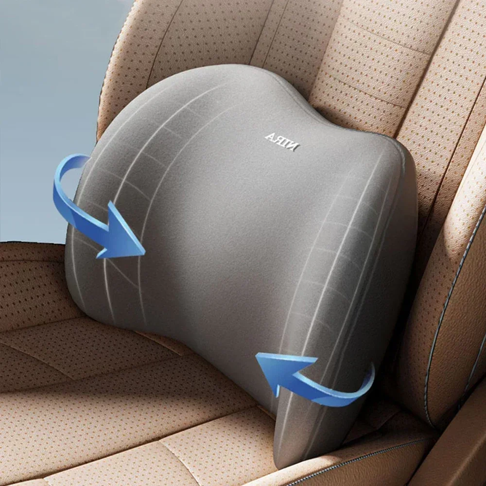 Memory Foam Car Neck Pillow Lumbar Support - Appui-tête de voiture, Support lombaire en
