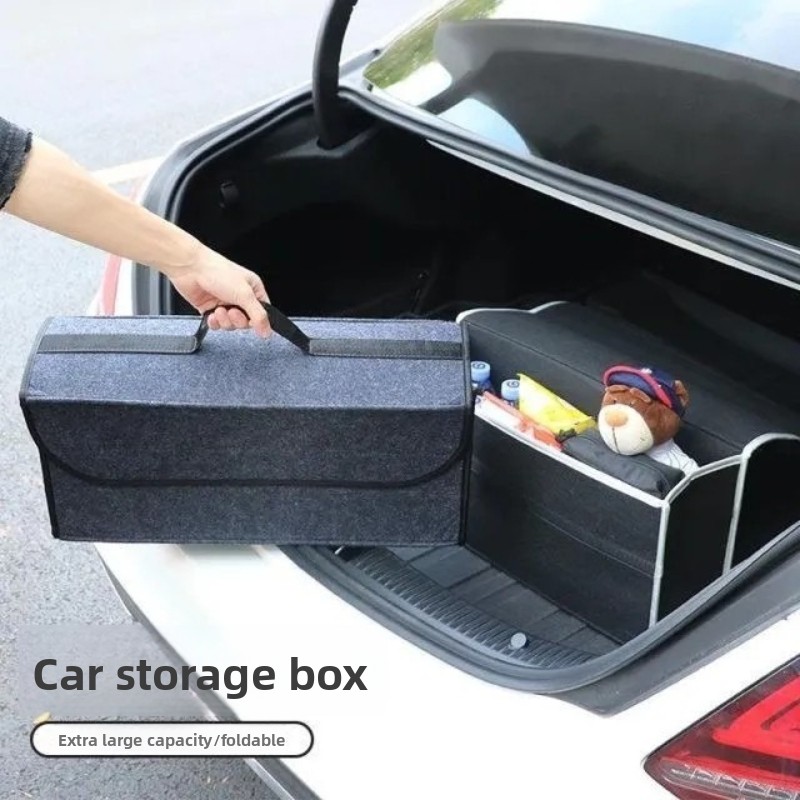 Car Trunk Organizer Foldable Storage Box - Boîte de rangement pour coffre de