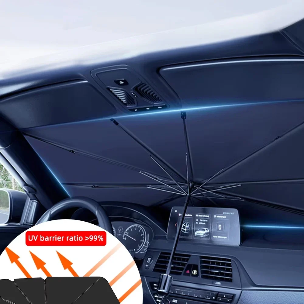 Pare-soleil pliable multifonct - Car Sunshade Windshield Umbrella Foldable avis et prix