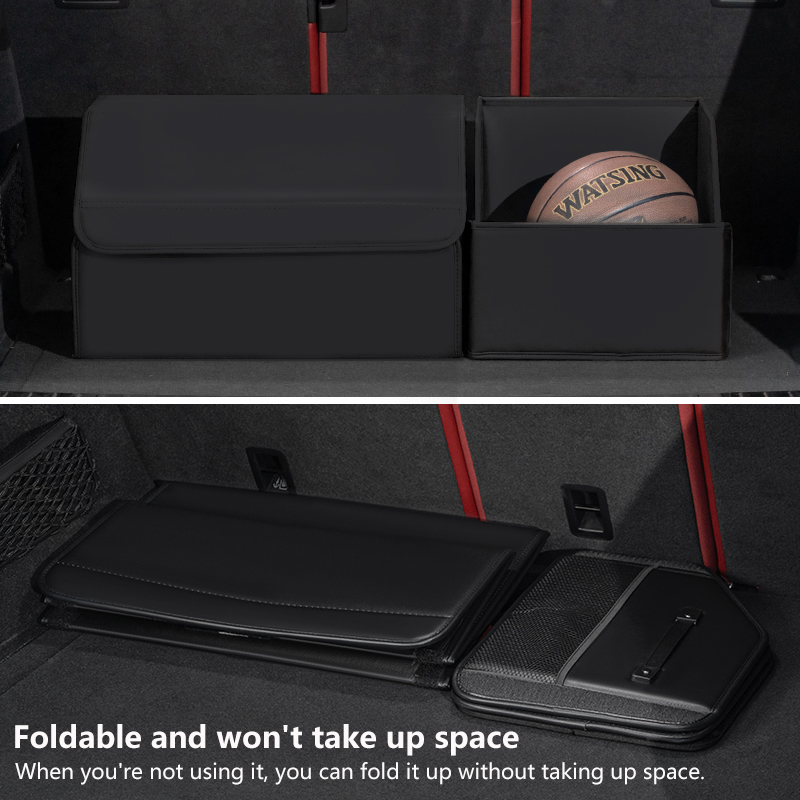 Boîte de rangement de coffre d - Car Trunk Organizer Foldable Storage Box avis et prix