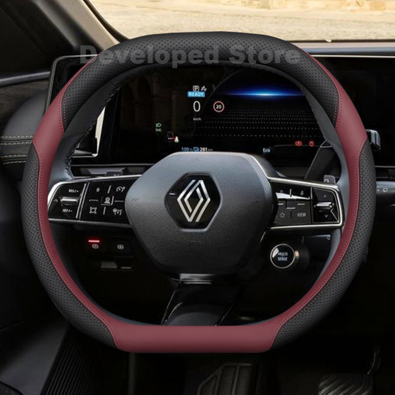Housse de volant de voiture po - Car Steering Wheel Cover Anti Slip Breathable avis et prix