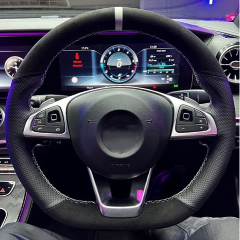 Housse de volant de voiture, c - Car Steering Wheel Cover Anti Slip Breathable avis et prix
