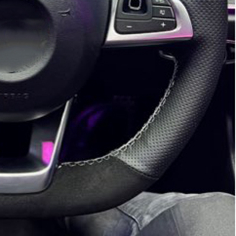 Housse de volant de voiture, c - Car Steering Wheel Cover Anti Slip Breathable avis et prix